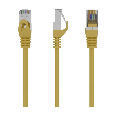GEMBIRD PP6-0.25M/Y patchcord RJ45 cat. 6 FTP 0.25m yellow