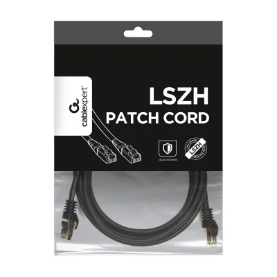 GEMBIRD PP6A-LSZHCU-BK-3M Gembird patchcord RJ45 cat. 6A SFTP LSZH 3m black