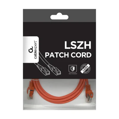 GEMBIRD PP6A-LSZHCU-R-2M patchcord RJ45 cat. 6A SFTP LSZH 2m red