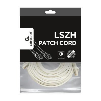GEMBIRD PP6A-LSZHCU-W-10M patchcord RJ45 cat. 6A SFTP LSZH 10m white