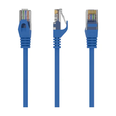 GEMBIRD PP6U-0.5M/B UTP Cat6 Patch cord 0.5 m blue