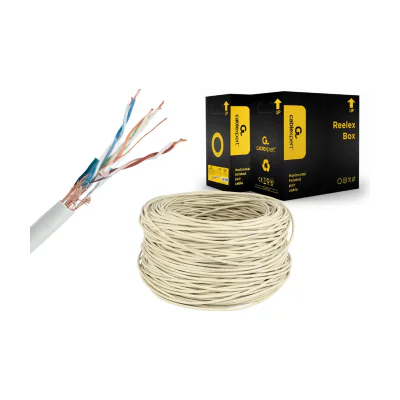 GEMBIRD SPC-5004E SFTP stranded cable cat.5e 305m gray