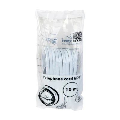 GEMBIRD Telephone cord 6P4C 10m