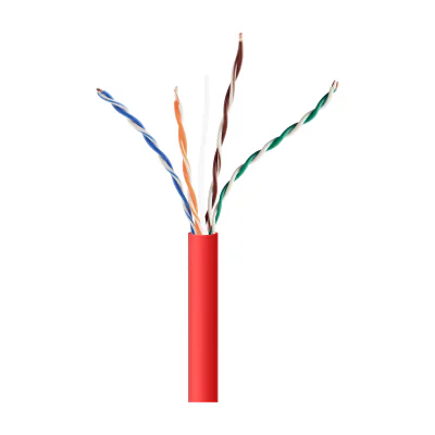 GEMBIRD UPC-5004E-SOL-R UTP solid cable cat. 5 CCA 305m roll red