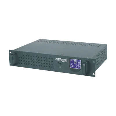 GEMBIRD UPS-RACK-1500 UPS Rack 19inch 3.4U 1500VA 4xIEC 230V OUT IEC14 IN RJ11 USB LCD
