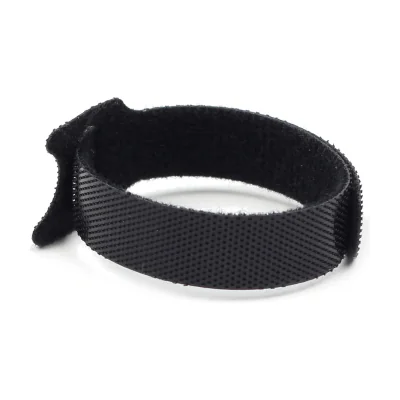 GEMBIRD VT-210X12 velcro cable ties 210mm bag of 100 pcs black