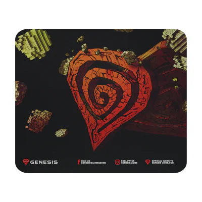 GENESIS Ancient Stone, Multicolour, Image, Fabric, Rubber, Gaming mouse pad