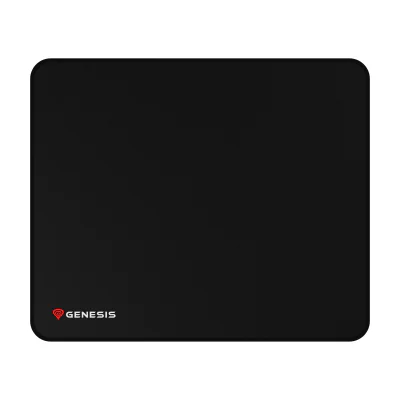 GENESIS Carbon 500 M Logo, Black, Monochromatic, Fabric, Rubber, Gaming mouse pad