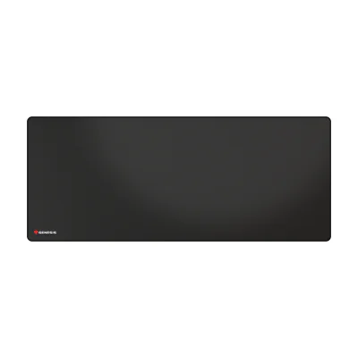 GENESIS Carbon 500 Ultra Logo, Black, Monochromatic, Fabric, Rubber, Gaming mouse pad