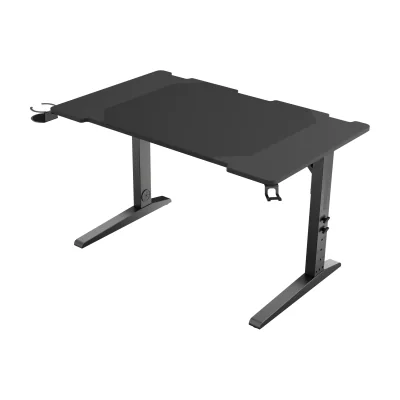 GENESIS Holm Modular 120, Straight, Rectangular shape, MDF, Steel, Gaming, Black
