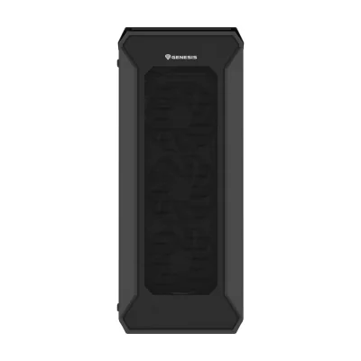 GENESIS Irid 505F, Midi Tower, PC, Black, ATX, micro ATX, Mini-ITX, Steel, Tempered glass, Gaming