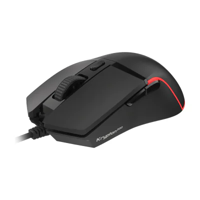 GENESIS Krypton 220, Right-hand, Optical, USB Type-A, 6400 DPI, 6666 fps, Black