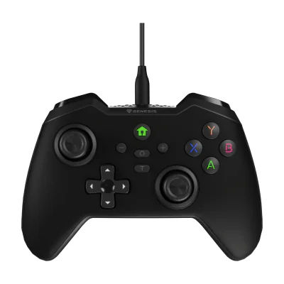 GENESIS Mangan 300, Gamepad, Android, Nintendo Switch, PC, D-pad, Home button, Mode button, Select button, Start button, Turbo button, Analogue / Digital, Wired, USB