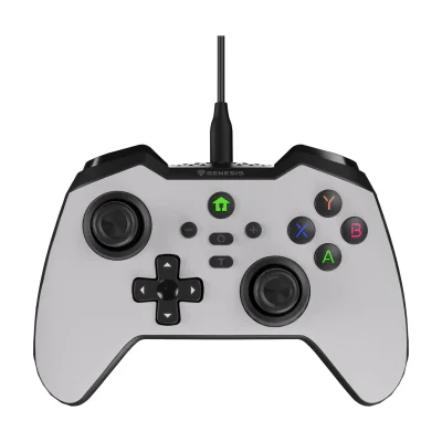 GENESIS Mangan 300, Gamepad, Android, Nintendo Switch, PC, D-pad, Home button, Mode button, Select button, Start button, Turbo button, Analogue / Digital, Wired, USB