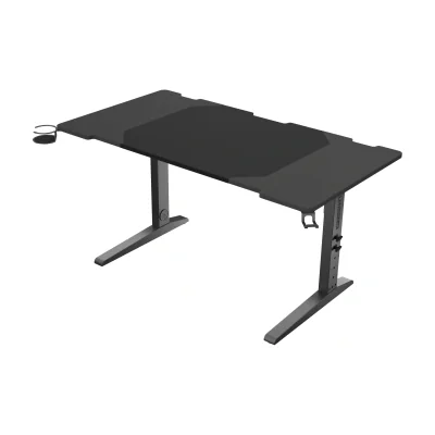GENESIS NDS-2249, Straight, Rectangular shape, MDF, Steel, Gaming, Black