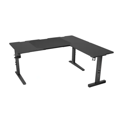 GENESIS NDS-2295, Corner, Rectangular shape, MDF, Steel, Gaming, Black