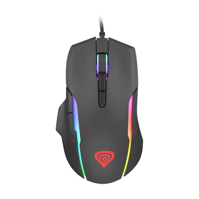 GENESIS Xenon 220 G2, Ambidextrous, Optical, USB Type-A, 12800 DPI, 7000 fps, Black