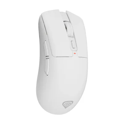 GENESIS Zircon 880 Pro, Right-hand, Optical, RF Wireless + Bluetooth + USB Type-C, 30000 DPI, White