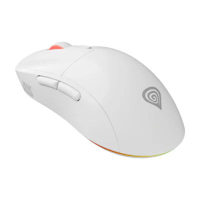 GENESIS Zircon XIII, Ambidextrous, Optical, RF Wireless + USB Type-C, 26000 DPI, White