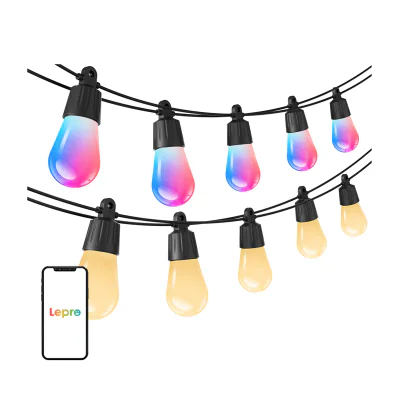 Ghirlandă luminoasă LEPRO ZB1-15 cu Wi-Fi, 15 m
