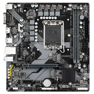 Placa de baza Gigabyte B760M H, Socket 1700, DDR4, Micro-ATX