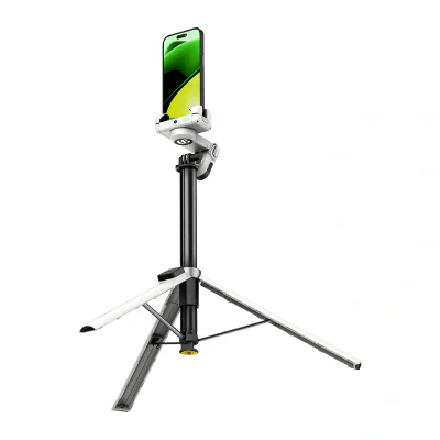 Gimbal AOCHUAN M3 Pro cu iluminare RGB (alb)