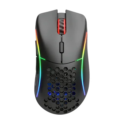 Glorious Gaming Glorious Model D Wireless - Matte Black, Right-hand, RF Wireless, 19000 DPI, Black