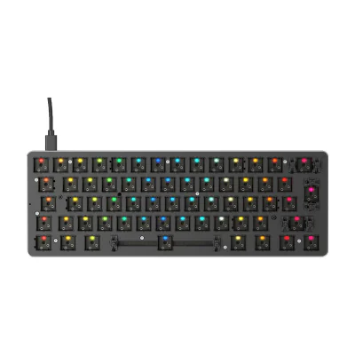 Glorious Gaming GMMK, Keyboard barebone, 293 mm, 103 mm, 44 mm, Black