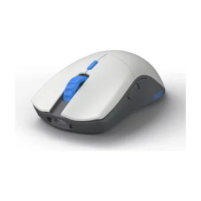 Glorious Gaming Series One, Right-hand, Optical, RF Wireless, 19000 DPI, Blue, Grey, White