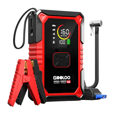 GOOLOO A5 – Dispozitiv de pornire 2-în-1 cu compresor