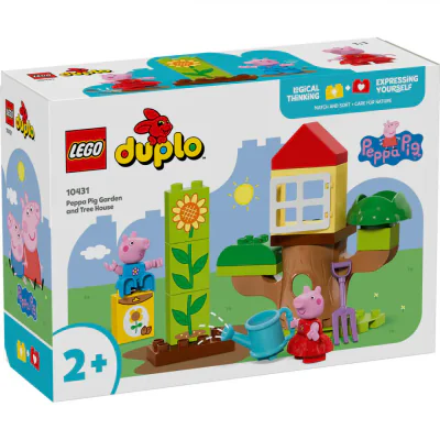 GRADINA SI CASA DIN COPAC A PURCELUSEI PEPPA, LEGO 10431