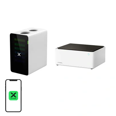 Gravură laser 2 în 1 xTool M1 10W + Absorbitor de fum xTool SafetyPro™ AP2