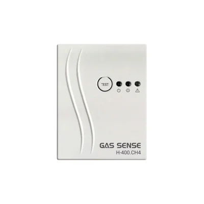 H-400.CH4 12VDC - Detector de gaz CH4 standalone cu iesire de alarmă prin releu, alimentare la 12VDC, cu difuzor încorporat de 85dB.