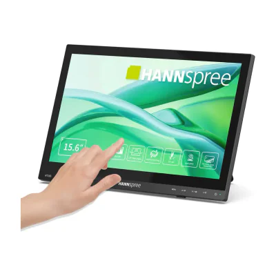 Hannspree HT165HPB, 39.6 cm (15.6"), 1920 x 1080 pixels, Full HD, LCD, 15 ms, Black
