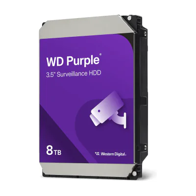 Hard disk CCTV WD HDD Surveillance WD Purple, 8TB, SATA III