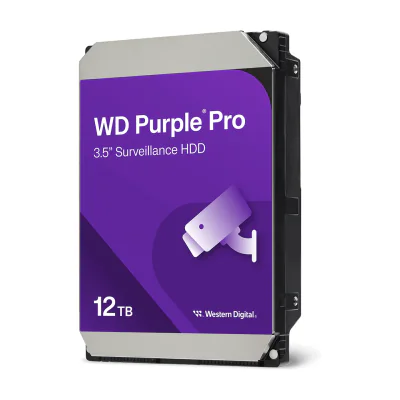 Hard disk CCTV WD HDD Surveillance WD Purple Pro, 12TB, SATA III