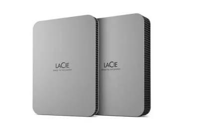 Hard disk extern LACIE HDD Extern, 1TB, USB 3.2 Gen 1, Silver