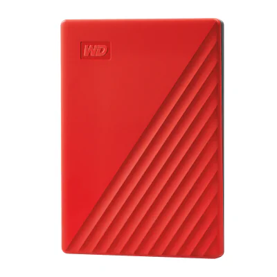 Hard disk extern WD HDD Extern WD My Passport, 2TB, USB 3.0/2.0, Red