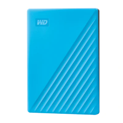Hard disk extern WD HDD Extern WD My Passport, 2TB, USB 3.2 Gen 1, Blue