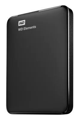 Hard disk extern WD HDD WD Elements Portabil, 4TB, negru, USB 3.0