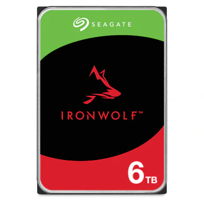 Seagate IronWolf ST6000VN006, 6 TB, 5400 RPM, 256 MB, 3.5", Serial ATA III