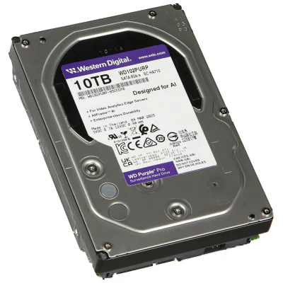 Hard disk pentru DVR Western Digital HDD-WD102PURP, 10 TB, 24/7
