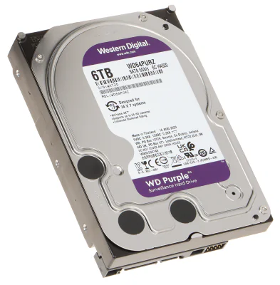 Hard disk pentru DVR Western Digital HDD-WD64PURZ, 6 TB, 24/7