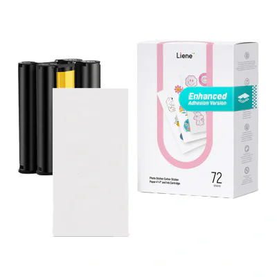 Hârtie pentru imprimantă Liene PixCut, 4x7", 72 coli