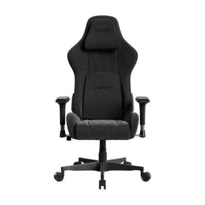 HATOR Darkside 3M Fabric (HTC3010M) Black, Universal gaming chair, 110 kg, Black, Polyurethane (PU), Black, Steel