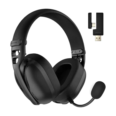 HATOR Hyperpunk 3 Wireless, Wired & Wireless, Gaming, 10 - 44000 Hz, 250 g, Headset, Black