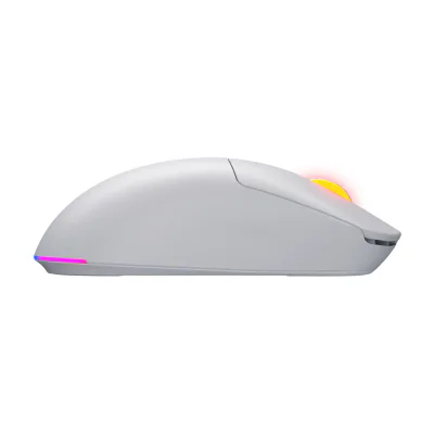 HATOR Quasar 3 Wireless, Ambidextrous, Optical, RF Wireless + Bluetooth + USB Type-A, 12000 DPI, White