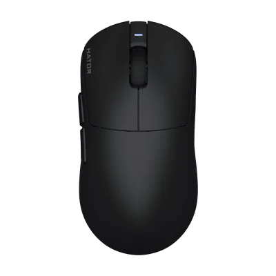 HATOR Quasar 3S Ultima 8K Wireless, Black, Right-hand, Optical, RF Wireless + Bluetooth + USB Type-C, 30000 DPI, Black