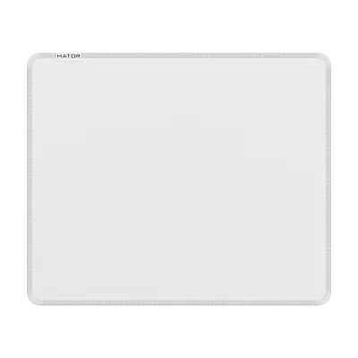 HATOR Tonn EVO M, White, Monochromatic, Rubber, Gaming mouse pad