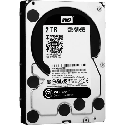 HDD desktop WD WD_BLACK, 2 TB, 7200 rpm, 64 MB, SATA III